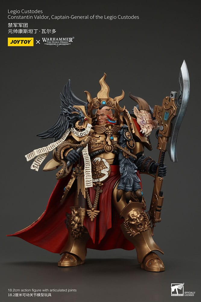 Warhammer The Horus Heresy Legio Custodes Constantin Valdor Captain-General of the Legio Custodes 25 cm Action Figure