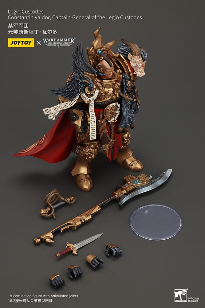 Warhammer The Horus Heresy Legio Custodes Constantin Valdor Captain-General of the Legio Custodes 25 cm Action Figure