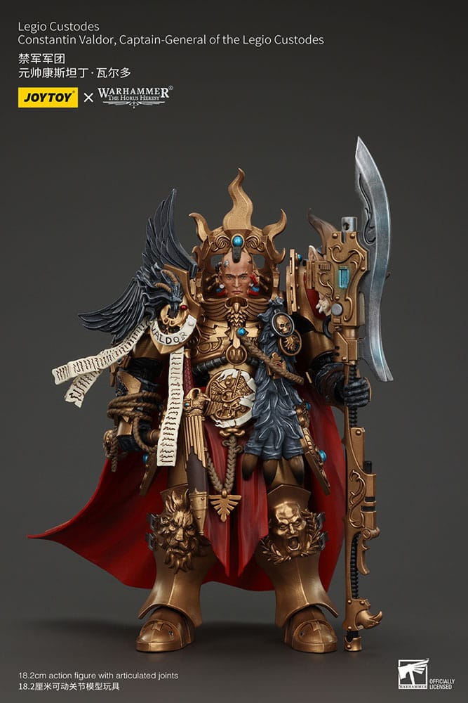 Warhammer The Horus Heresy Legio Custodes Constantin Valdor Captain-General of the Legio Custodes 25 cm Action Figure