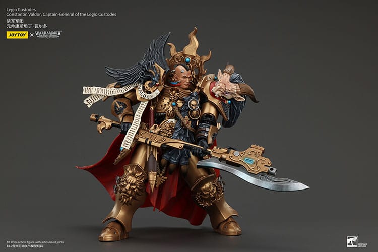 Warhammer The Horus Heresy Legio Custodes Constantin Valdor Captain-General of the Legio Custodes 25 cm Action Figure
