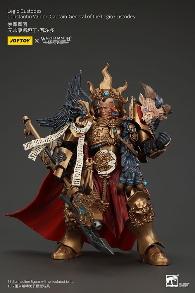 Warhammer The Horus Heresy Legio Custodes Constantin Valdor Captain-General of the Legio Custodes 25 cm Action Figure