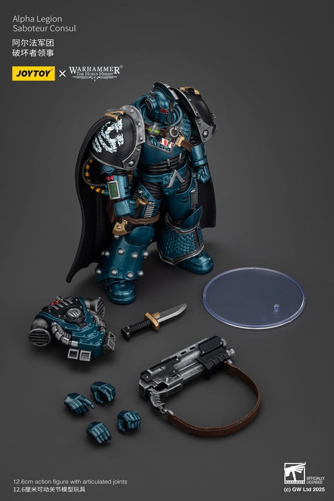 Warhammer The Horus Heresy Alpha Legion Saboteur Consul 20 cm Action Figure