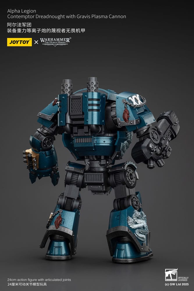 Warhammer The Horus Heresy Alpha Legion Contemptor Dreadnought with Gravis Plasma Cannon 25 cm Action Figure