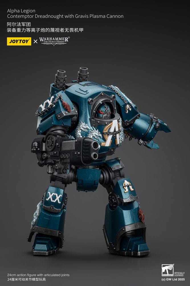 Warhammer The Horus Heresy Alpha Legion Contemptor Dreadnought with Gravis Plasma Cannon 25 cm Action Figure
