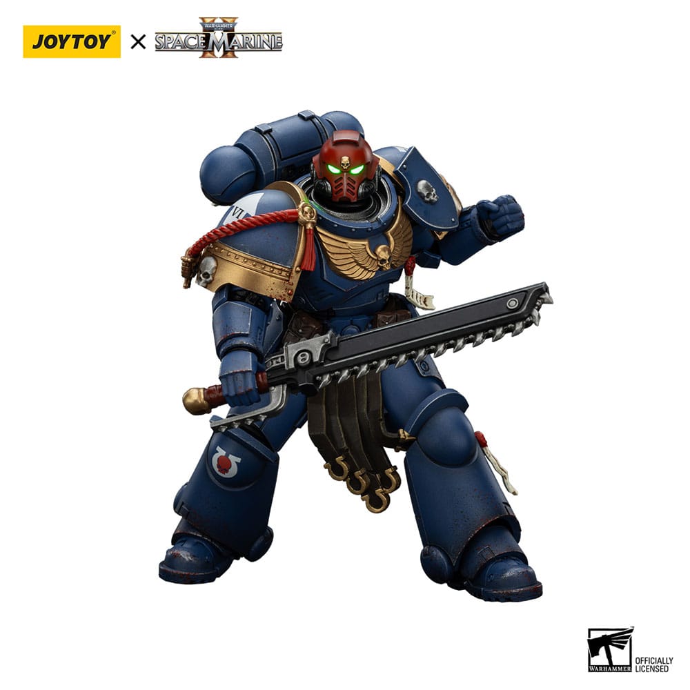 Warhammer 40,000: Space Marine 2 Action Figure Ultramarines Sergeant Gadriel Collectors Edition 13 cm