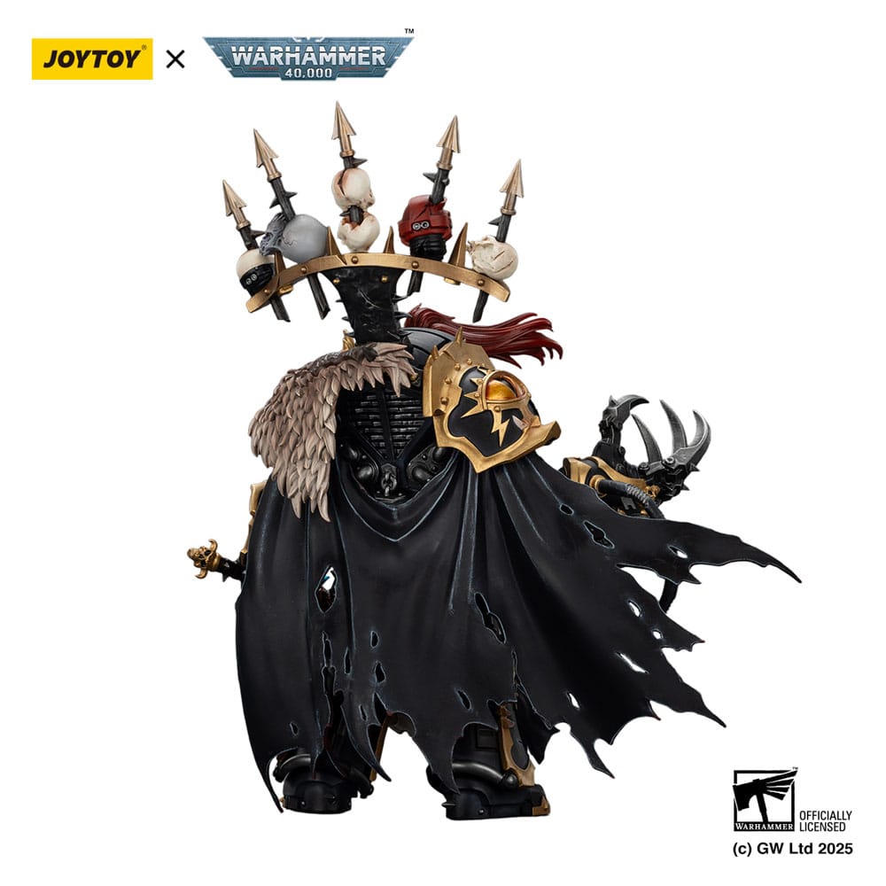 Warhammer 40,000 Action Figure Black Legion Abaddon the Despoiler with Drach'nyen and the Talo 16 cm