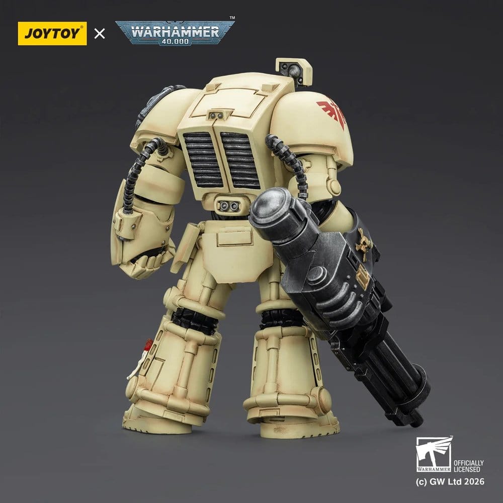 Warhammer 40,000 Action Figure Dark Angels Deathwing Terminator 3 with Power Fist and Assault Cannon 14 cm