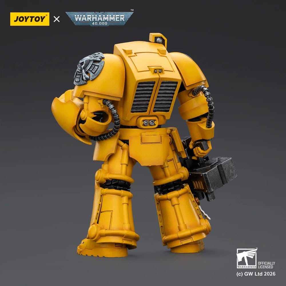 Warhammer 40,000 Action Figure Imperial Fists Terminator 2 with Power Fist and Storm Bolter 14 cm