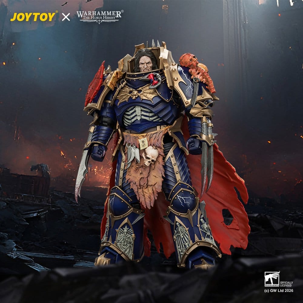 Warhammer The Horus Heresy Action Figure Night Lords Konrad Curze Primarch of the Night Lords Legion 19 cm