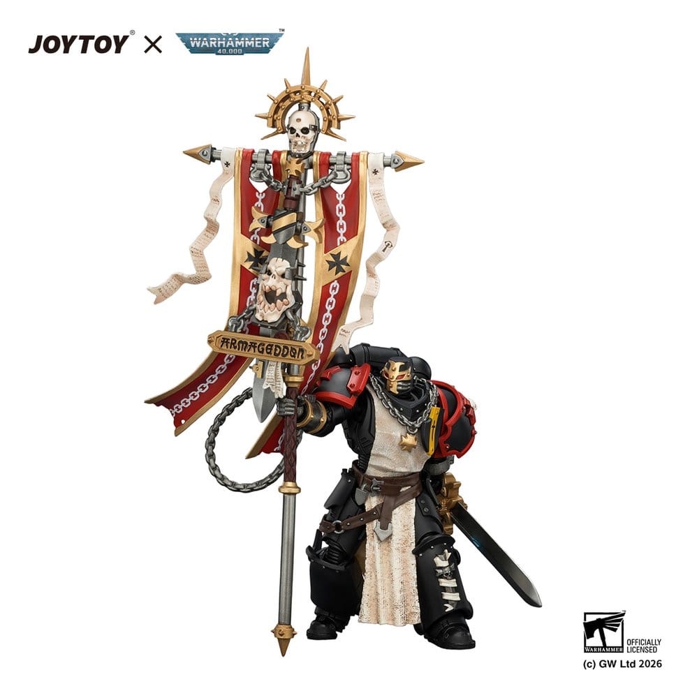 Warhammer Action Figure Black Templars Crusader Ancient 12 cm