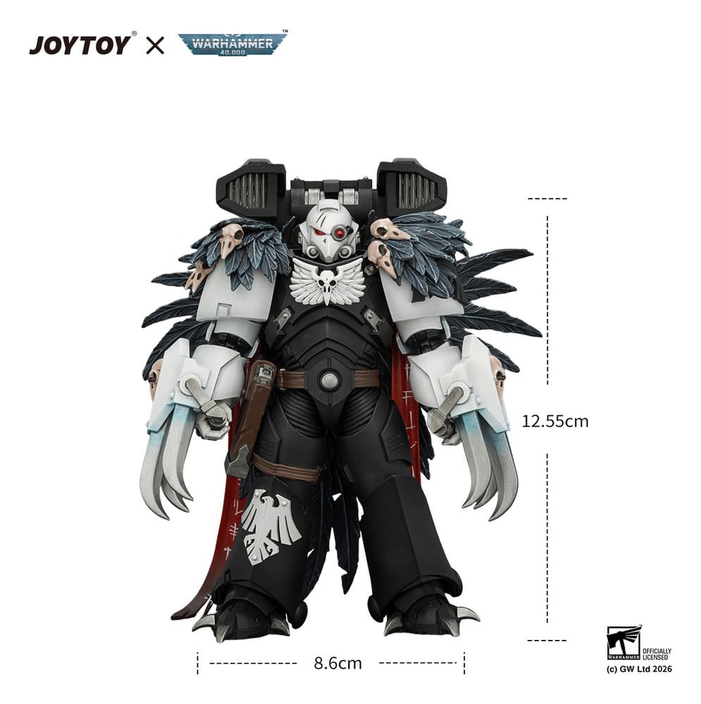 Warhammer Action Figure Raven Guard Chapter Master Aethon Shaan 13 cm