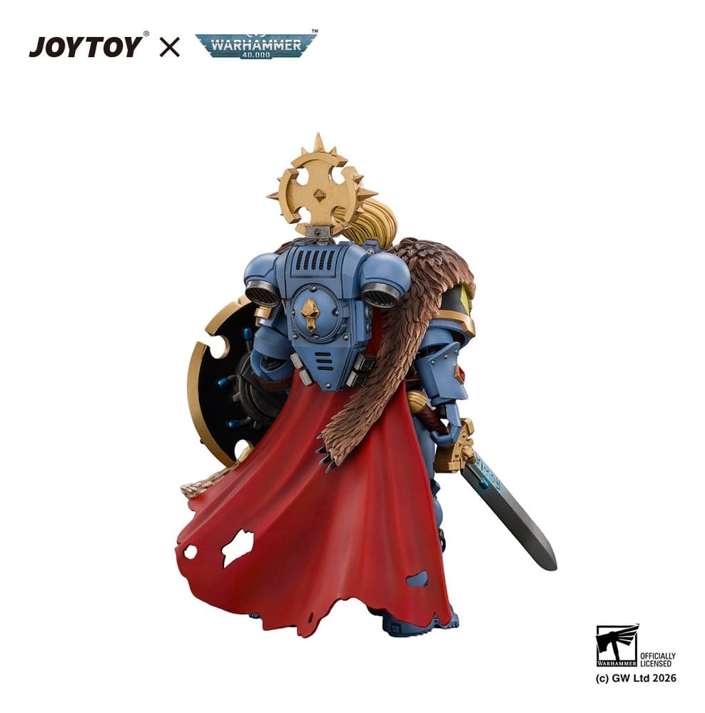 Space Marine Action Figure Space Wolves Wolf Guard Battle Leader 12 cm