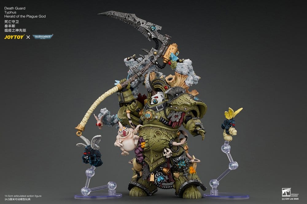 Warhammer Action Figure Death Guard Typhus Herald of the Plague God 15 cm