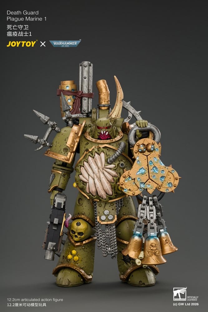 Warhammer Action Figure Death Guard Plague Marine 1 12 cm