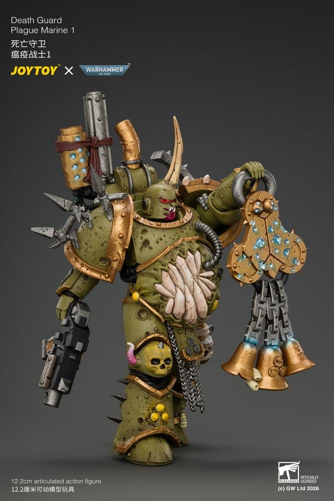 Warhammer Action Figure Death Guard Plague Marine 1 12 cm