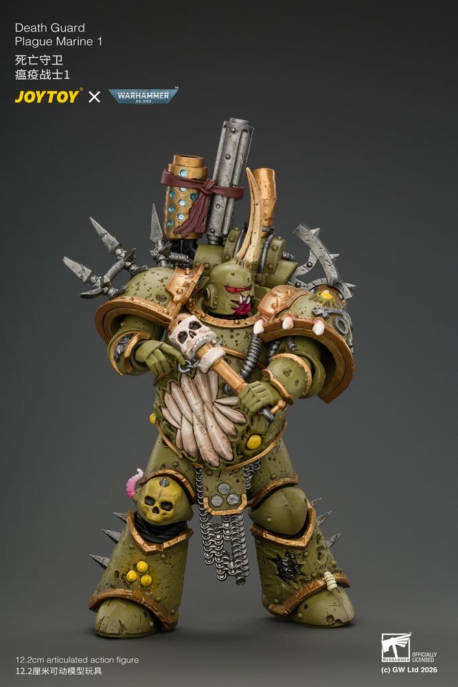 Warhammer Action Figure Death Guard Plague Marine 1 12 cm