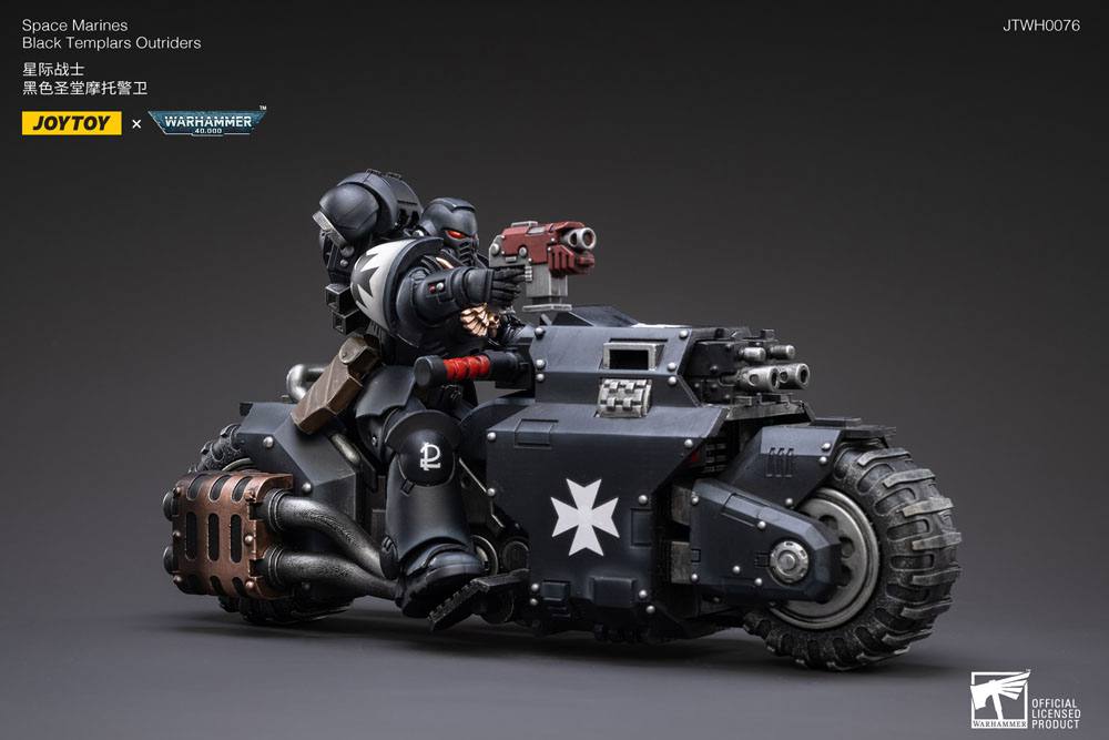 Warhammer 40k Black Templars Outrider Bike 22 cm 1/18 Action Figure
