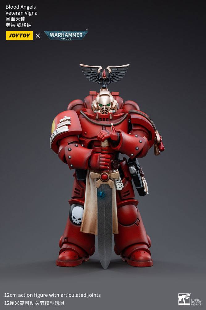 Warhammer 40k Blood Angels Veteran Vigna 12 cm 1/18 Action Figure