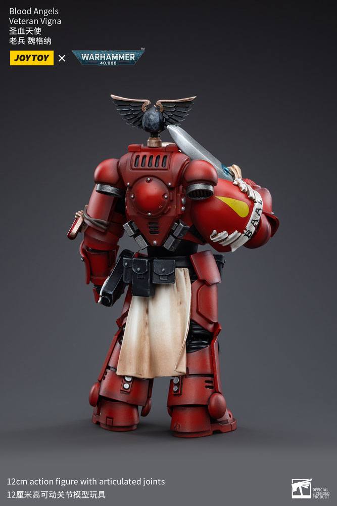 Warhammer 40k Blood Angels Veteran Vigna 12 cm 1/18 Action Figure
