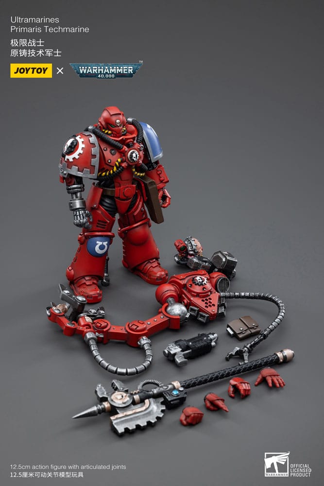 Warhammer 40k Ultramarines Primaris Techmarine 12cm 1/18 Scale Action Figure