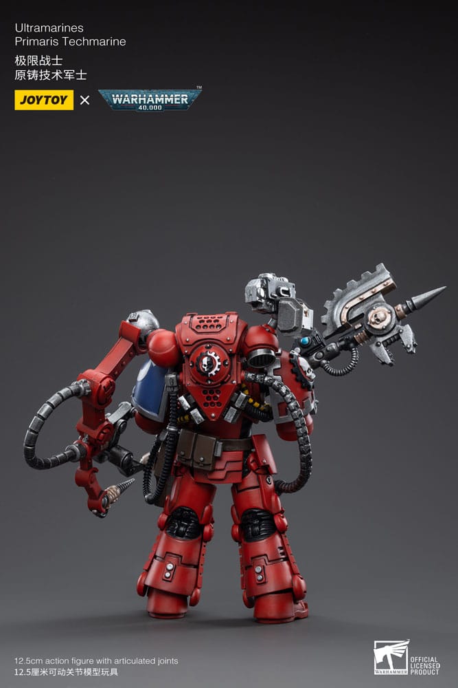 Warhammer 40k Ultramarines Primaris Techmarine 12cm 1/18 Scale Action Figure
