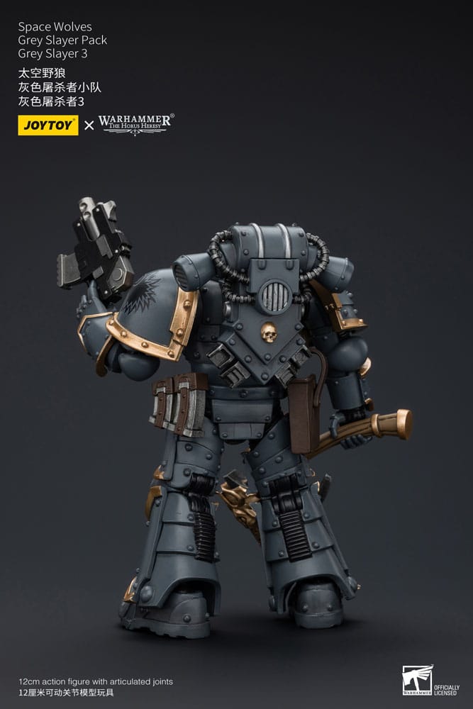 Warhammer The Horus Heresy Space Wolves Grey Slayer Pack Grey Slayer 3 12 cm 1/18 Action Figure
