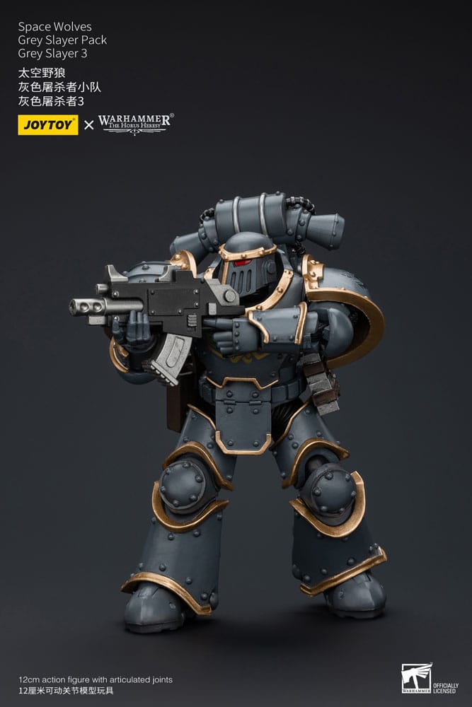 Warhammer The Horus Heresy Space Wolves Grey Slayer Pack Grey Slayer 3 12 cm 1/18 Action Figure