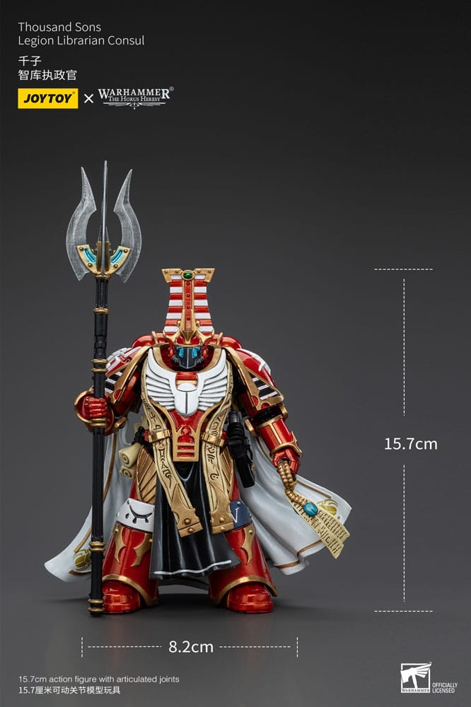 Warhammer The Horus Heresy Thousand Sons Legion Librarian Consut 16 cm 1/18 Action Figure