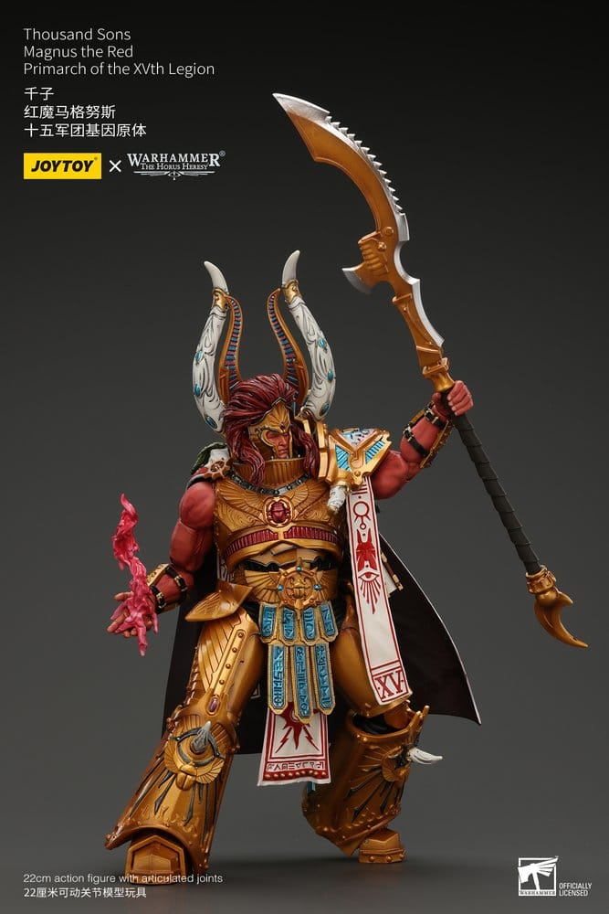 Warhammer The Horus Heresy Action Figure 1/18 Thousand sons Magnus the Red Primarch of the XVth Legion 22 cm