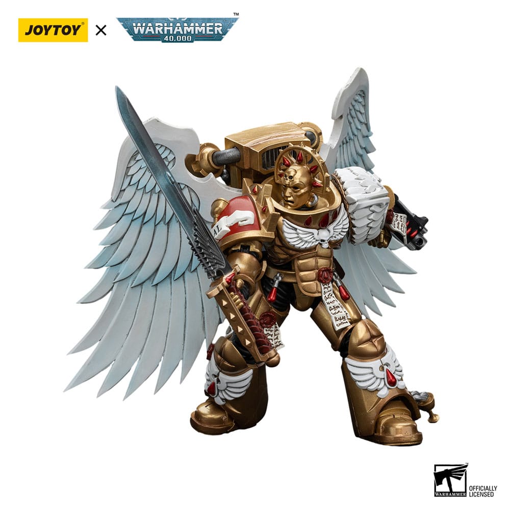 Warhammer The Horus Heresy Blood Angels Sanguinary Guard with Encarmine Sword 1 12 cm 1/18 Action Figure