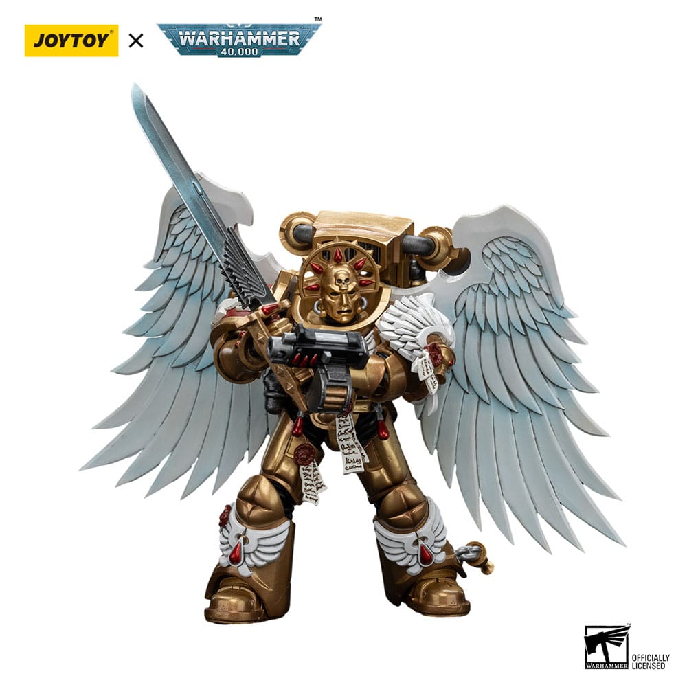 Warhammer The Horus Heresy Blood Angels Sanguinary Guard with Encarmine Sword 1 12 cm 1/18 Action Figure