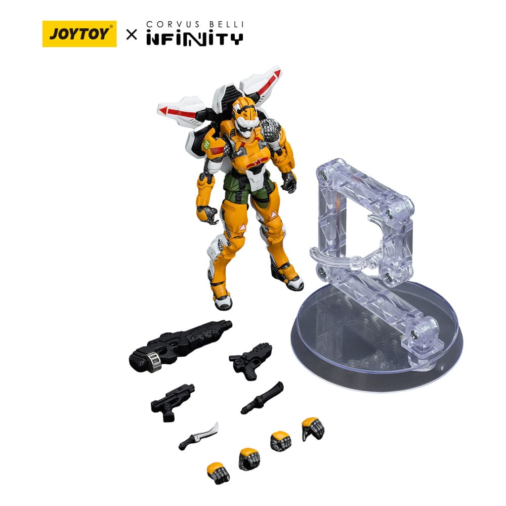 Infinity Yu Jing Black Ops Special Action Team Tiger Soldier Female 12 cm 1/18 Action Figure