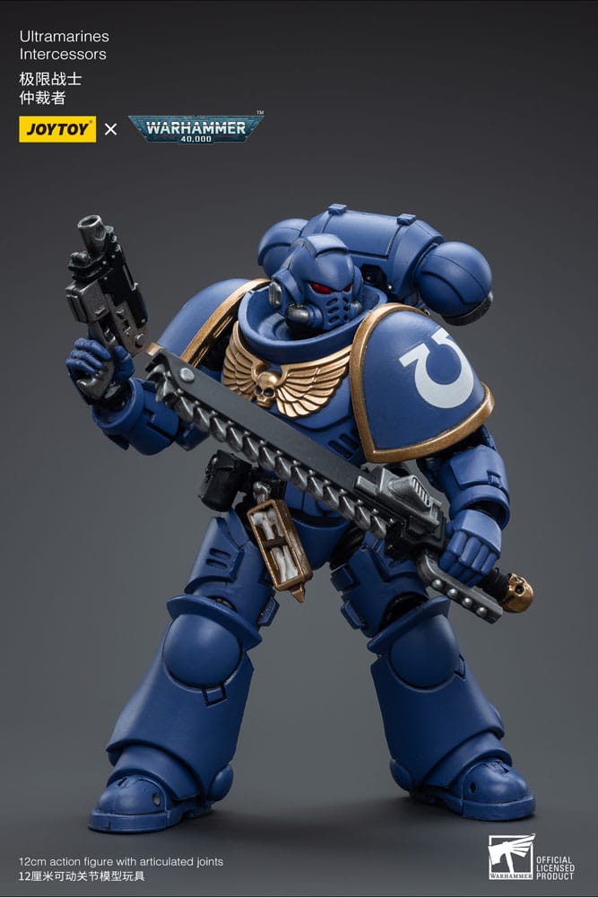 Warhammer 40k Ultramarines Intercessors 12cm 1/18 Scale Action Figure