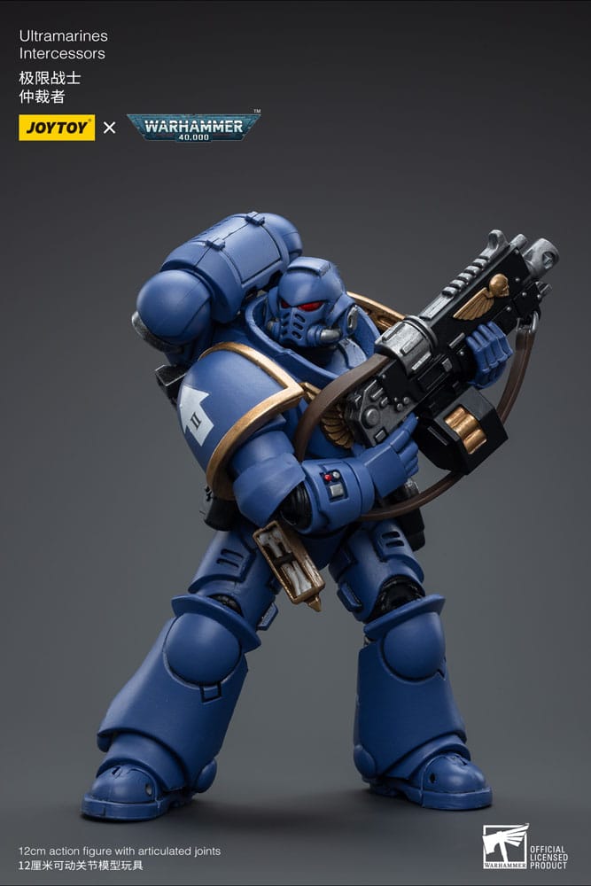 Warhammer 40k Ultramarines Intercessors 12cm 1/18 Scale Action Figure