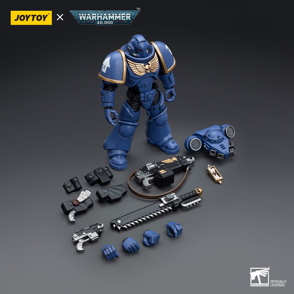 Warhammer 40k Ultramarines Intercessors 12cm 1/18 Scale Action Figure
