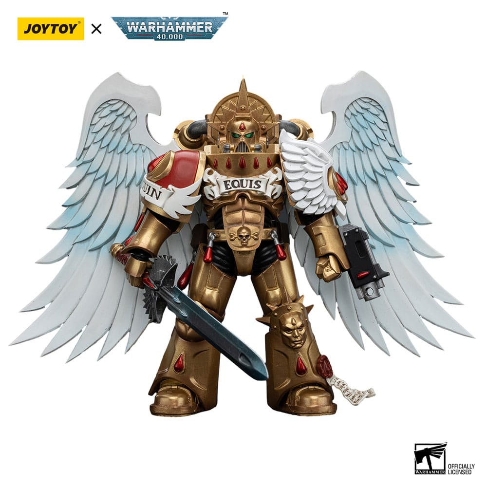 Warhammer The Horus Heresy Blood Angels Sanguinary Guard with Encarmine Sword 2 12 cm 1/18 Action Figure
