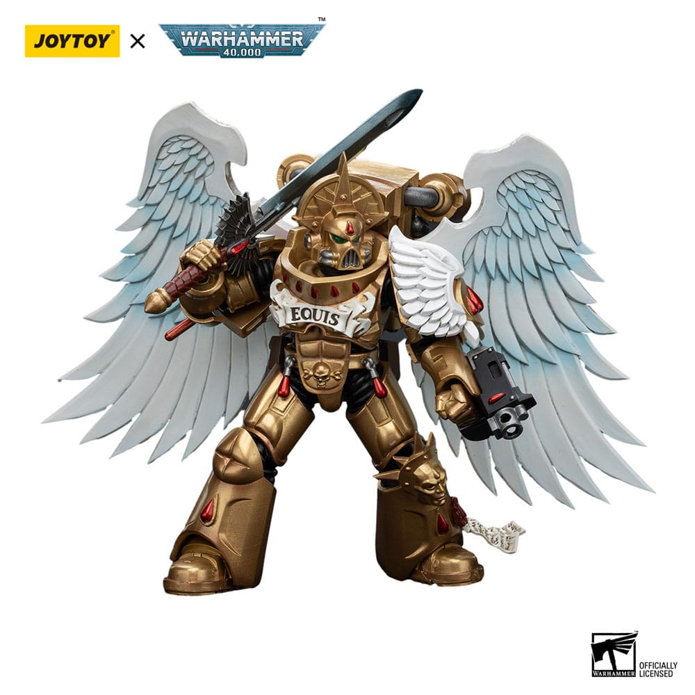 Warhammer The Horus Heresy Blood Angels Sanguinary Guard with Encarmine Sword 2 12 cm 1/18 Action Figure