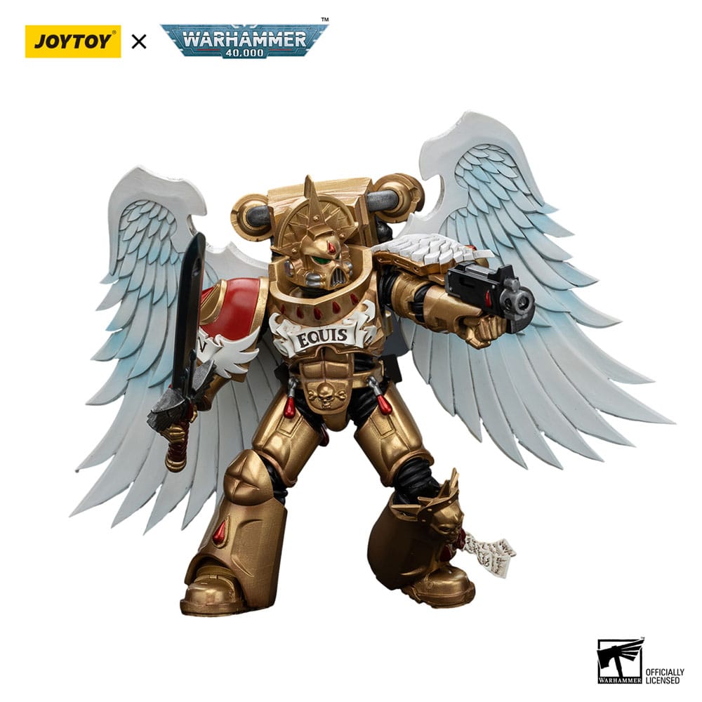 Warhammer The Horus Heresy Blood Angels Sanguinary Guard with Encarmine Sword 2 12 cm 1/18 Action Figure