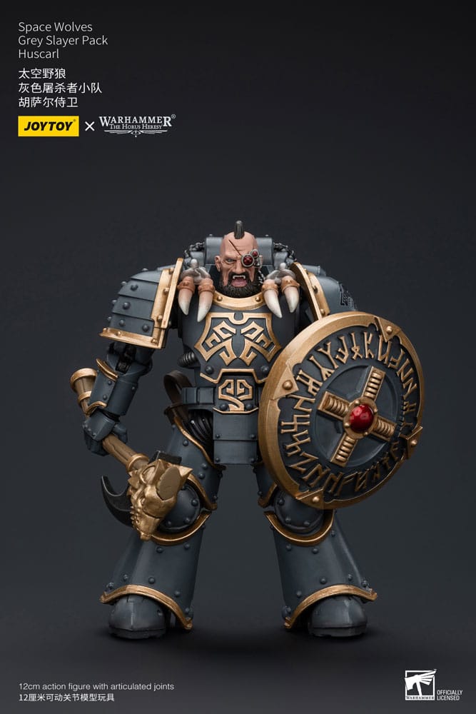 Warhammer The Horus Heresy Space Wolves Grey Slayer Pack Huscarl 12 cm 1/18 Action Figure