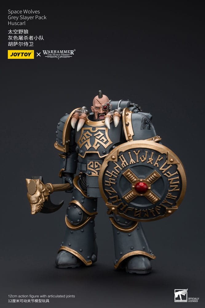 Warhammer The Horus Heresy Space Wolves Grey Slayer Pack Huscarl 12 cm 1/18 Action Figure