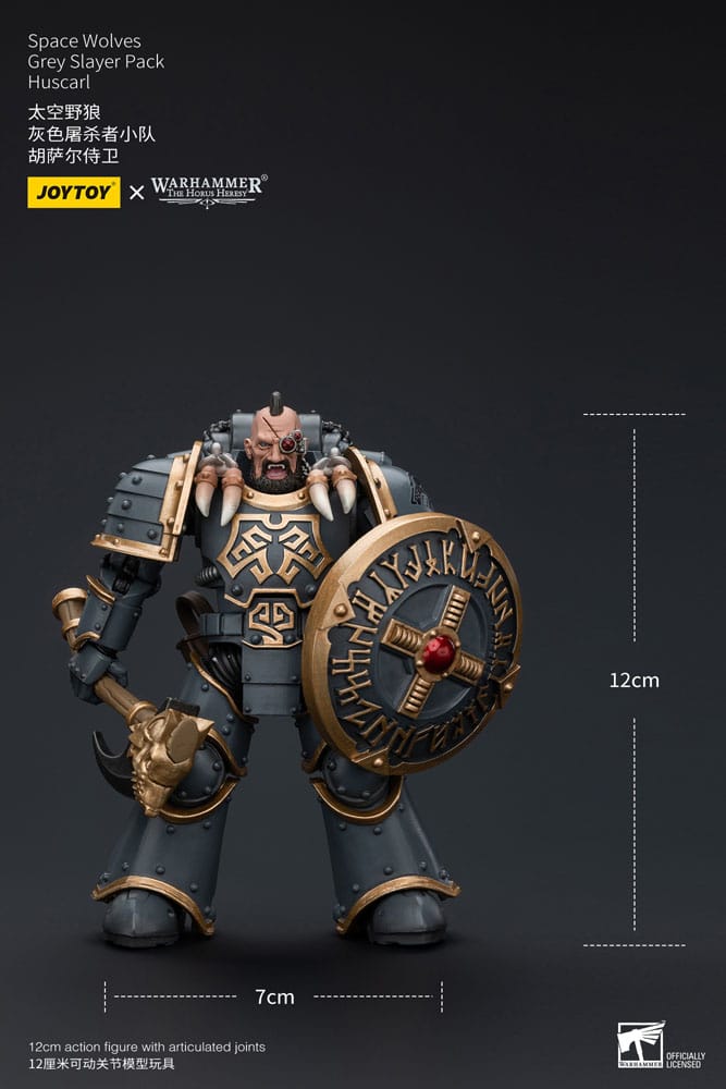 Warhammer The Horus Heresy Space Wolves Grey Slayer Pack Huscarl 12 cm 1/18 Action Figure