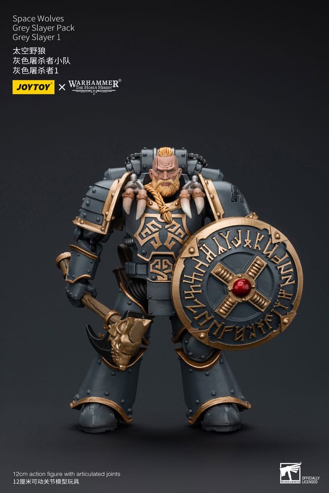 Warhammer The Horus Heresy Space Wolves Grey Slayer Pack Grey Slayer 1 12 cm 1/18 Action Figure