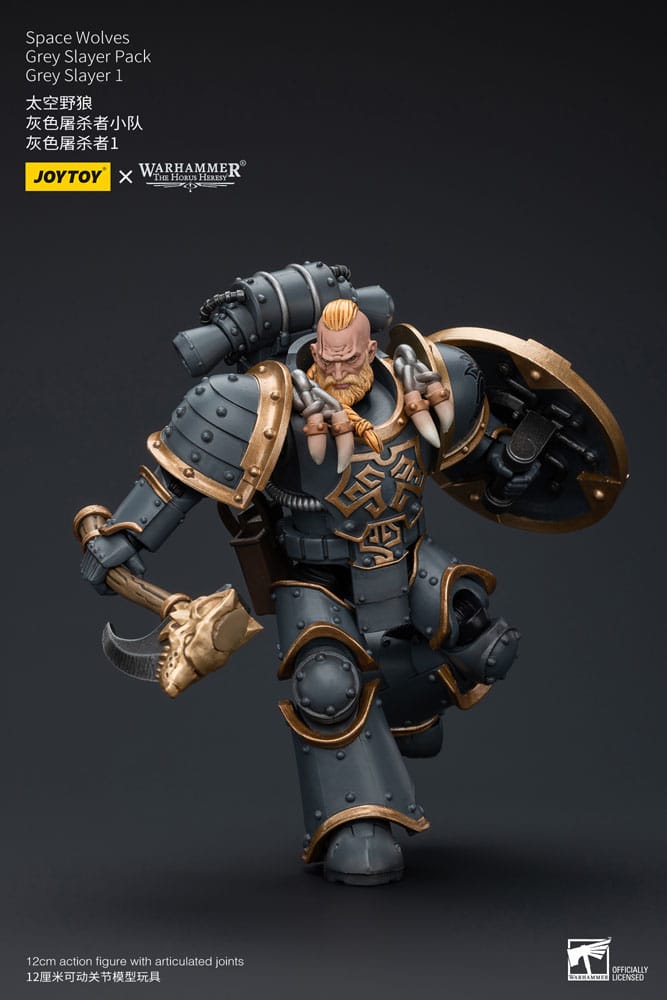 Warhammer The Horus Heresy Space Wolves Grey Slayer Pack Grey Slayer 1 12 cm 1/18 Action Figure