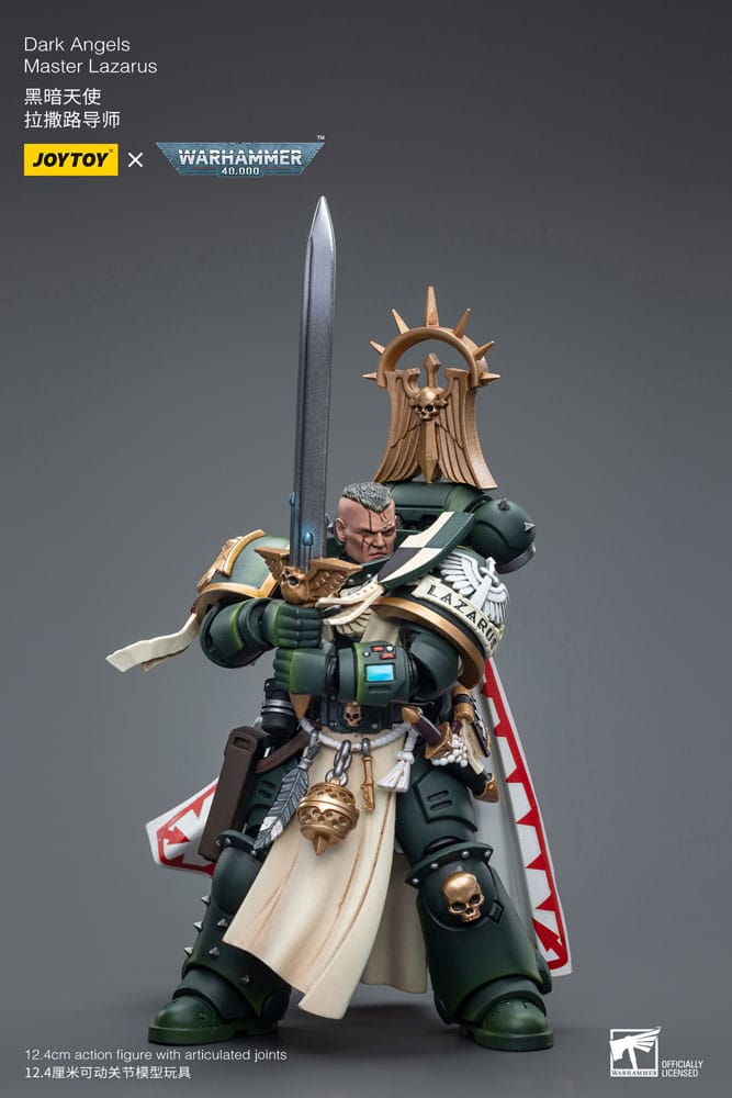 Warhammer 40k Dark Angels Master Lazarus 12 cm 1/18 Action Figure