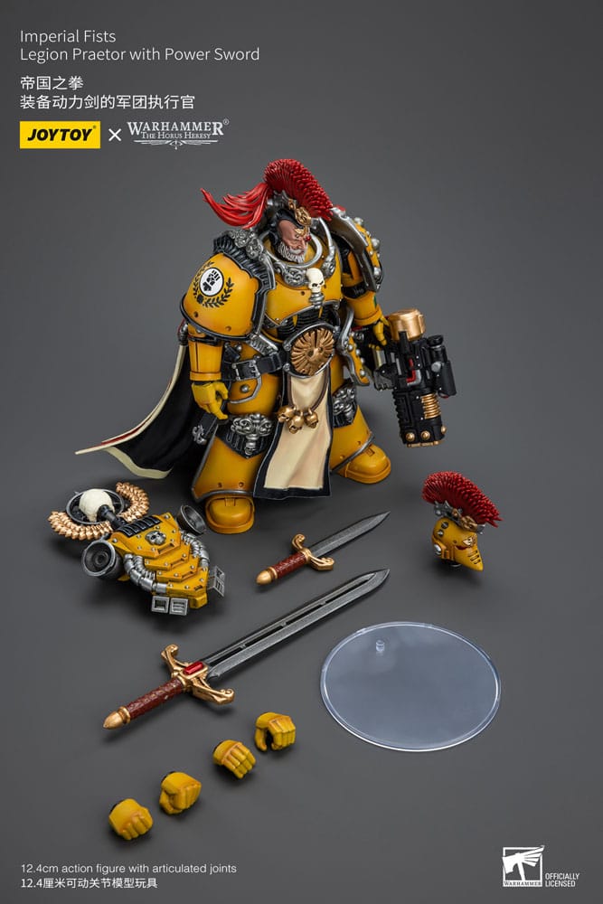 Warhammer The Horus Heresy Imperial Fists Legion Praetor with Power Sword 12 cm 1/18 Action Figure