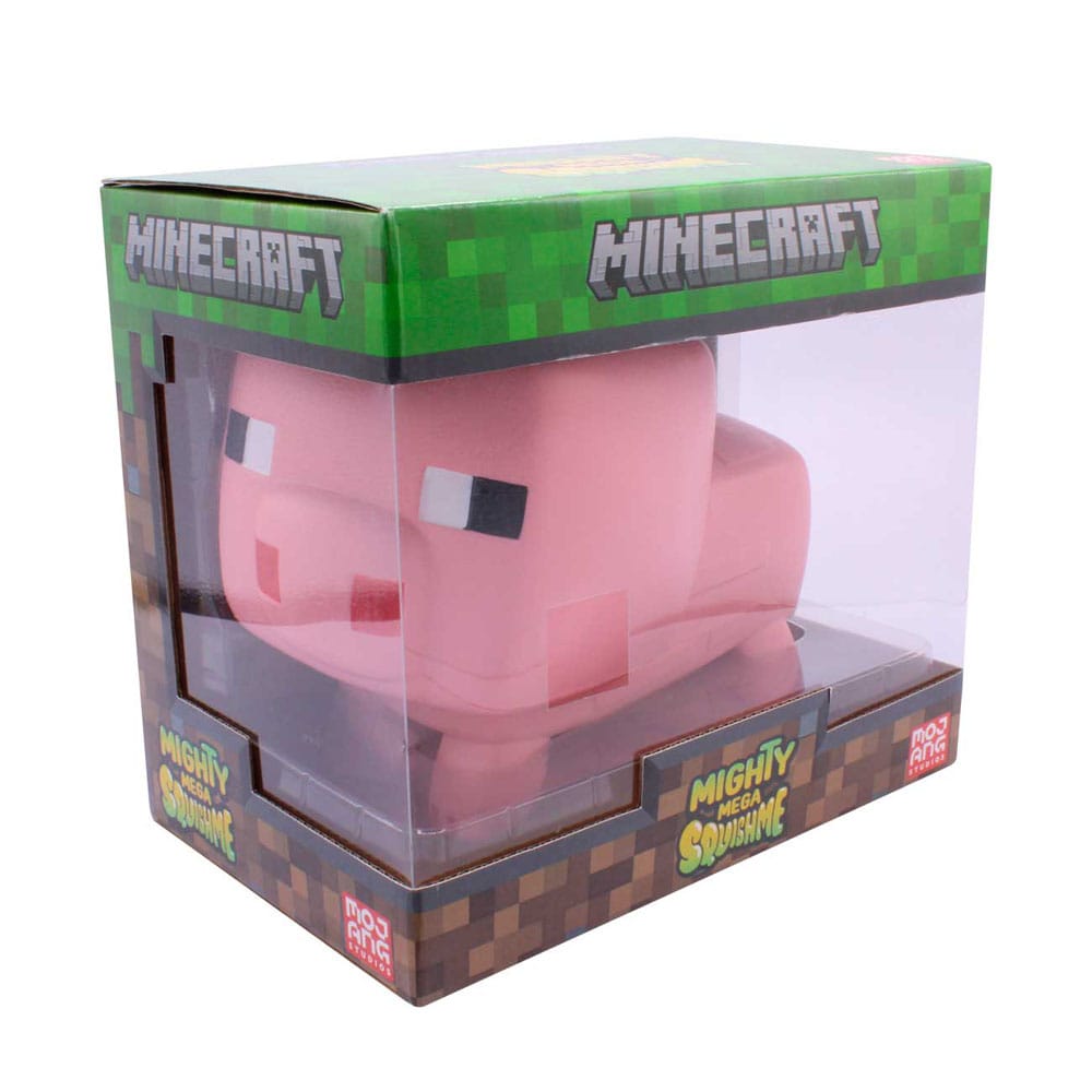Minecraft Mighty Mega Squishme Pig 25 cm Anti-Stress Figure