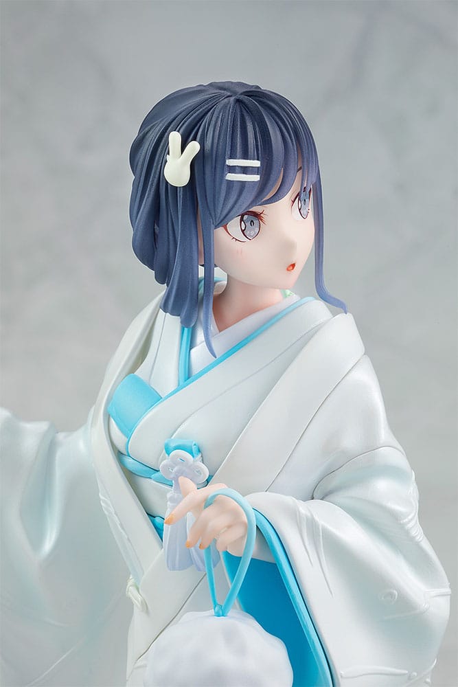 Rascal Does Not Dream of a Bunny Girl Senpai Mai Sakurajima White Kimono Ver. 23 cm 1/7 Statue