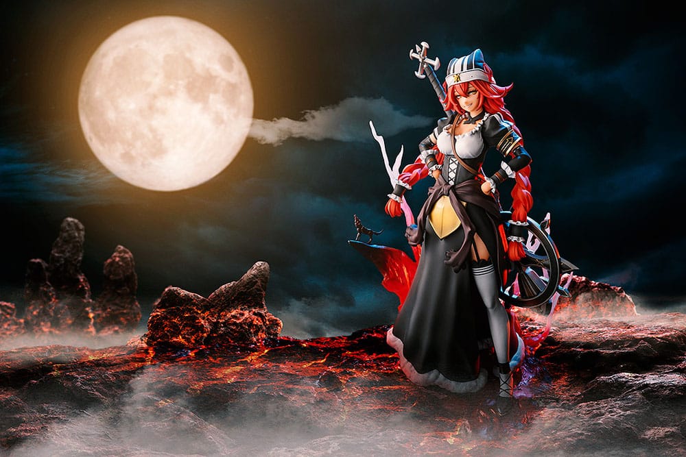 Overlord Lupusregina Beta 10th Anniversary so-bin Ver. 22 cm 1/8 PVC Statue with Background Parts