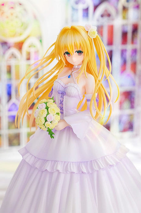 To Love-Ru Darkness Golden Darkness Wedding Dress Ver. 23 cm 1/7 PVC Statue