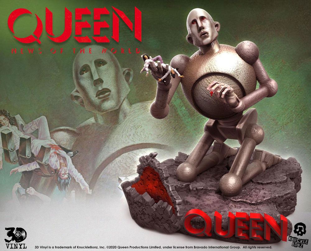 Queen Robot (News of the World) 20 x 21 x 24 cm 3D Vinyl Statue